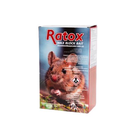 Ratox wax block bait Τρωκτικοκτόνο 1Kg