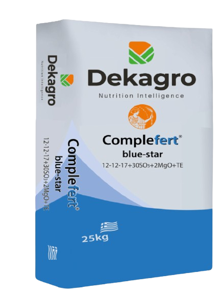 Complefert Bluestar 12-12-17+30SO3+2MgO+TE 25kg